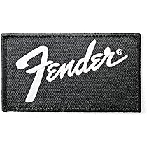 Amazon.co.jp: Fender メンズ ロゴ刺繍ワッペン ブラック : ホビー